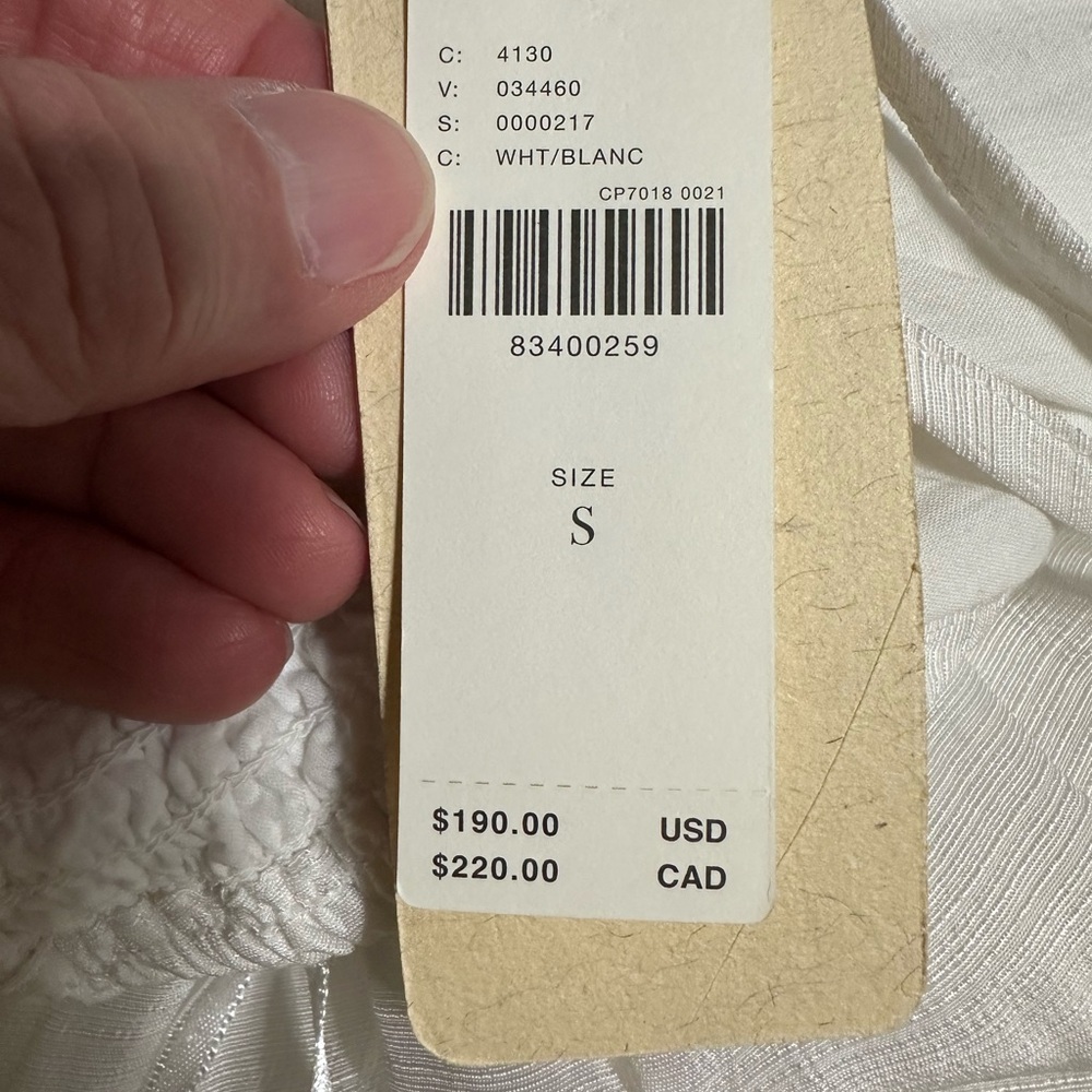 Anthropologie White Maxi Dress with Spaghetti Straps - Picture 10 of 12